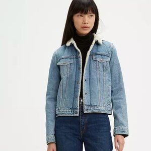 Levi's Women's Original Sherpa Jean Trucker Jacket XS